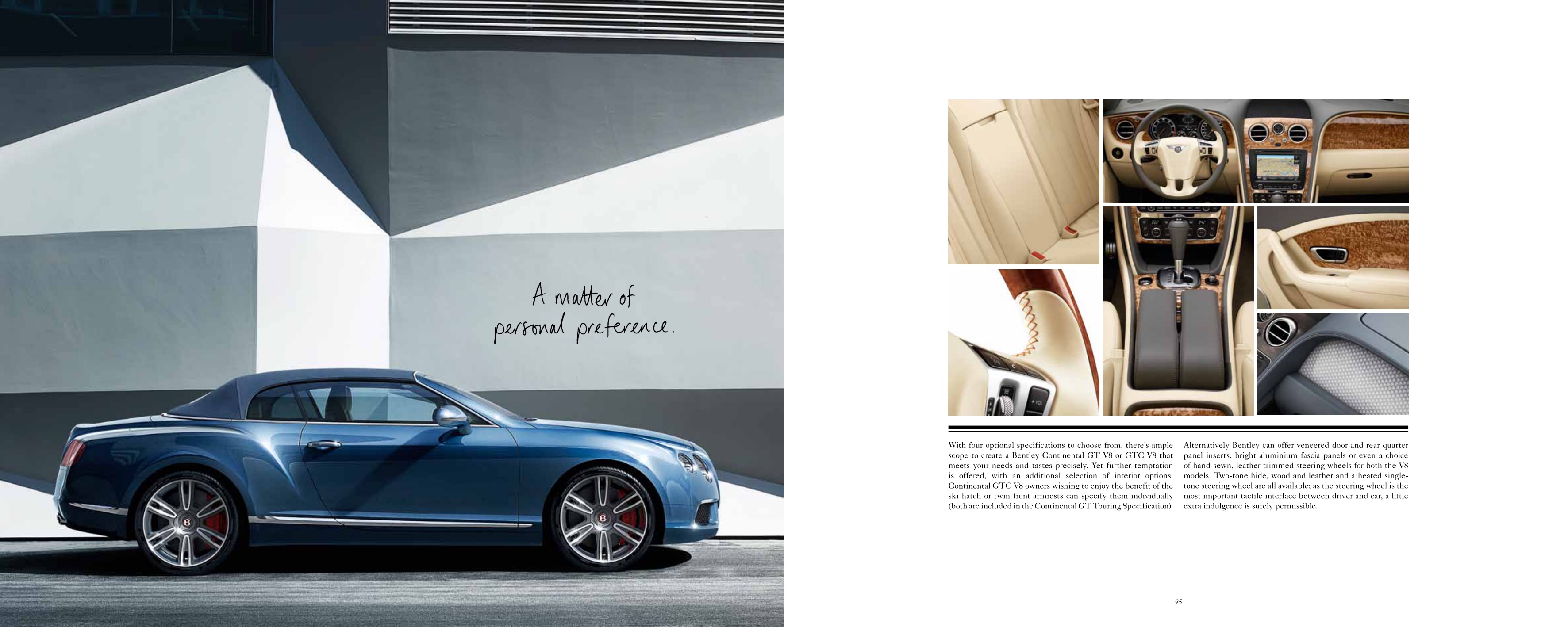 2012 Bentley Continental Brochure Page 7
